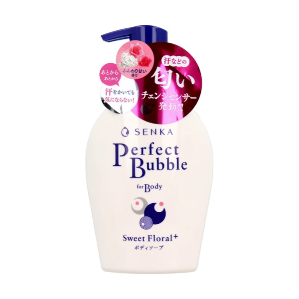 Shiseido - Senka Perfect Bubble For Body Sweet Floral+ Pump - 500ml 57979