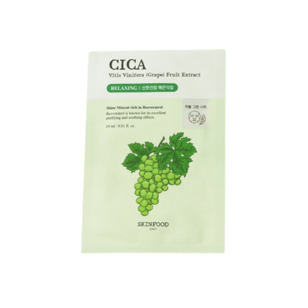 SKINFOOD - Shine Muscat Cica Mask - 1pc 20474