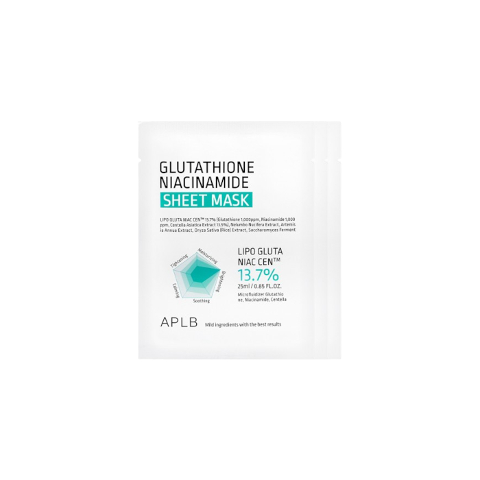 APLB - Glutathione Niacinamide Sheet Mask - 25ml (3pcs) Set 87901