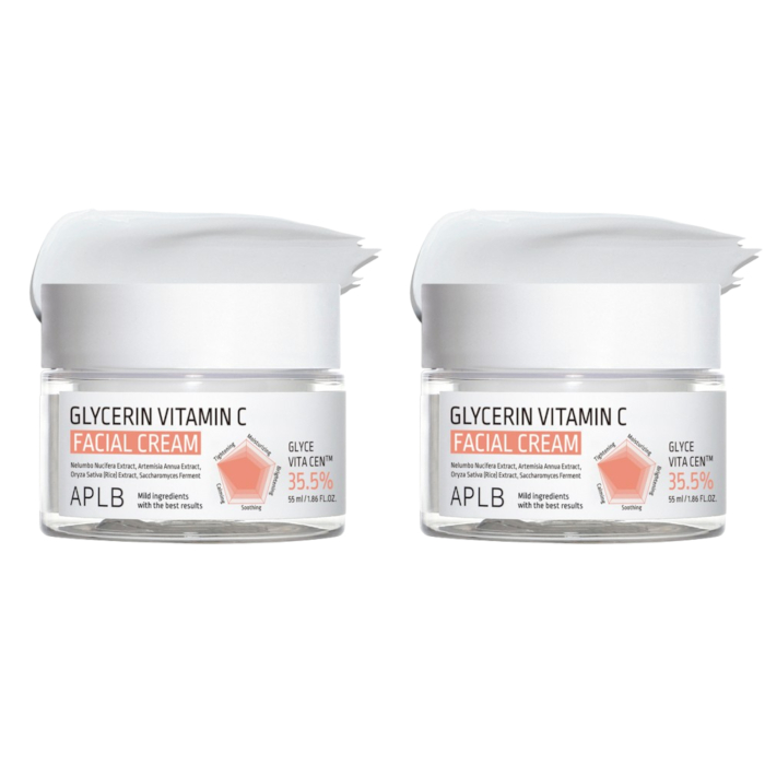 APLB - Glycerin Vitamin C Facial Cream - 55ml (2ea) Set