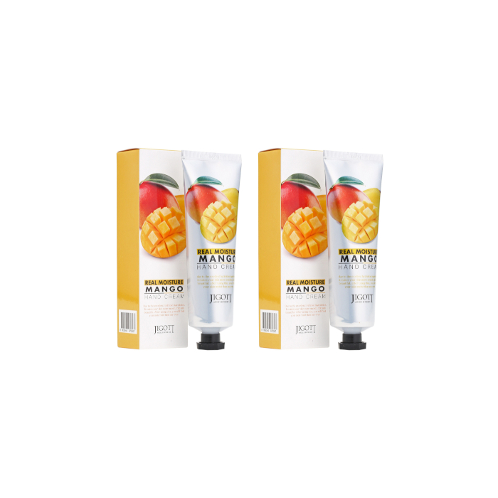 Jigott - Real Moisture Hand Cream - Mango - 100ml (2ea) Set