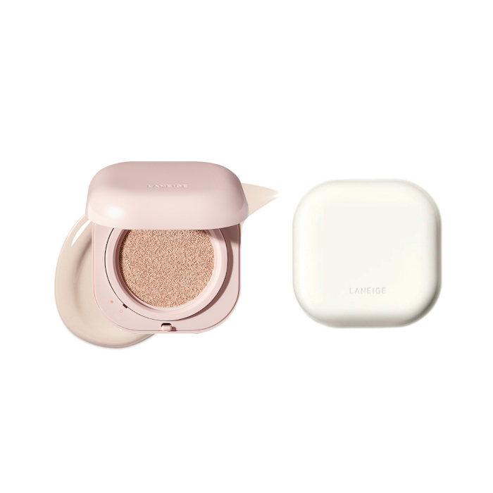 LANEIGE - Neo Cushion Glow SPF46 PA++ (with refill) - 15g*2 - 21C1 Cool Beige X LANEIGE - Neo Essential Blurring Finish Powder