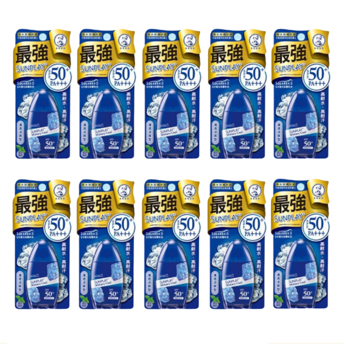 Rohto Mentholatum Sunplay Sunblock - Super Cool SPF 50+ PA++++ - 30g (10ea) Set 91044