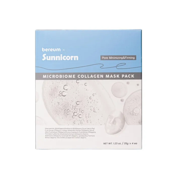 Sunnicorn - Microbiome Collagen Mask - 4pcs 88073