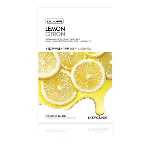[DEAL]THE FACE SHOP - Real Nature Face Mask - Lemon - 1pc 45384