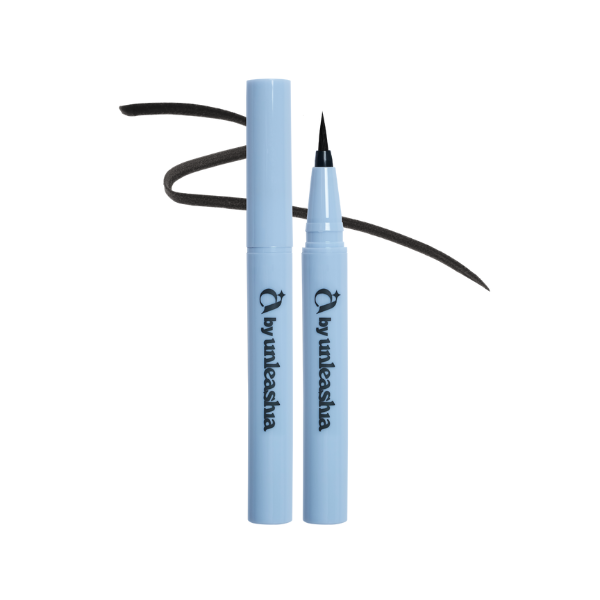 Unleashia - Non Stop Liquid Eyeliner - 0.5g - No.1 Ash Black