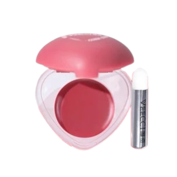 VEECCI - Heart Pudding Lip & Cheek Multi-Use Cream - 5g - L03 Cute Cherry