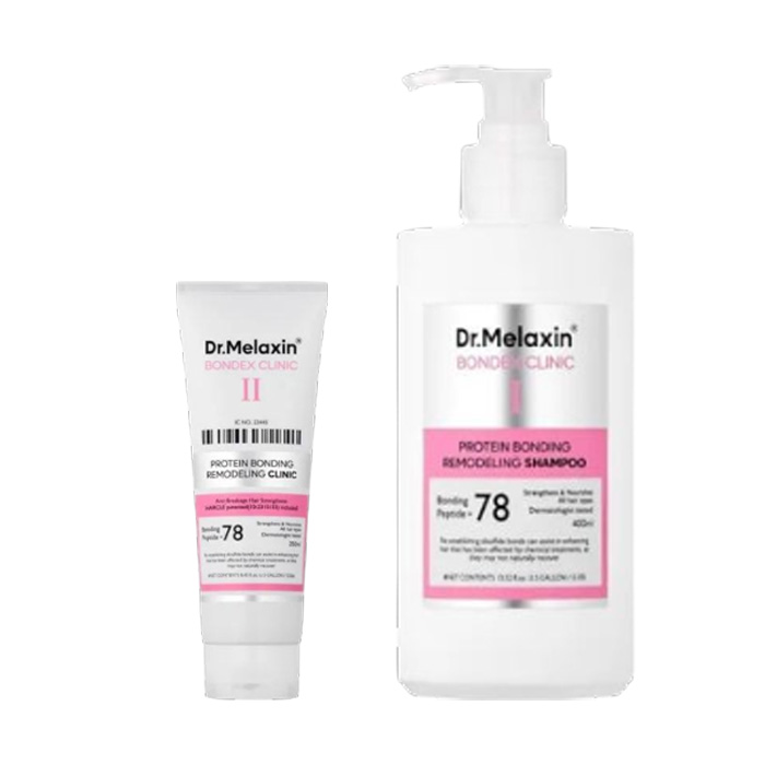 Dr. Melaxin - Bondex Protein Bonding Remodeling Clinic - 250ml (1ea) & Bondex Protein Bonding Remodeling Shampoo - 400ml (1ea) Set