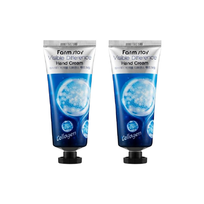Farm Stay - Visible Difference Hand Cream - Collagen - 100ml (2ea) Set 92089