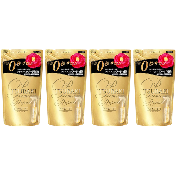 Shiseido - Tsubaki Premium Repair Hair Water Refill - 200ml (4ea) Set