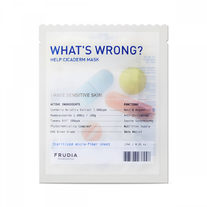 Stylevana - Vana Blog - Best Korean Beauty Products - FRUDIA - What's Wrong Help Cicaderm Mask