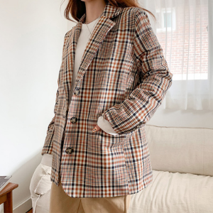 Icecream12 - Plaid Blazer