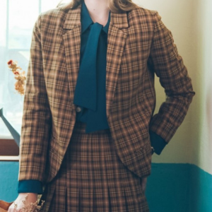 MsBlossom - Plaid Blazer