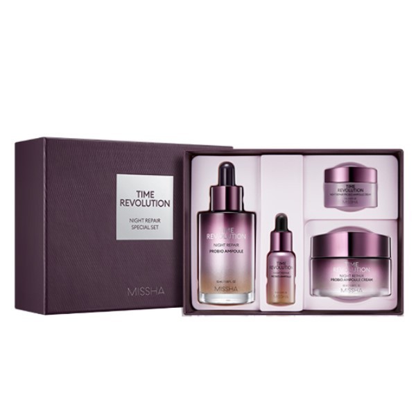 MISSHA - Time Revolution Night Repair Special Set - 1pack (4items) 4th generation