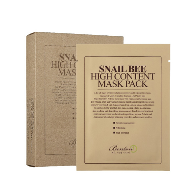 Benton Snail Mucin face mask sheet