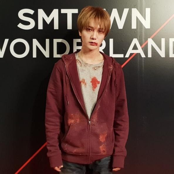Super Junior Yesung&rsquo;s Halloween undead look