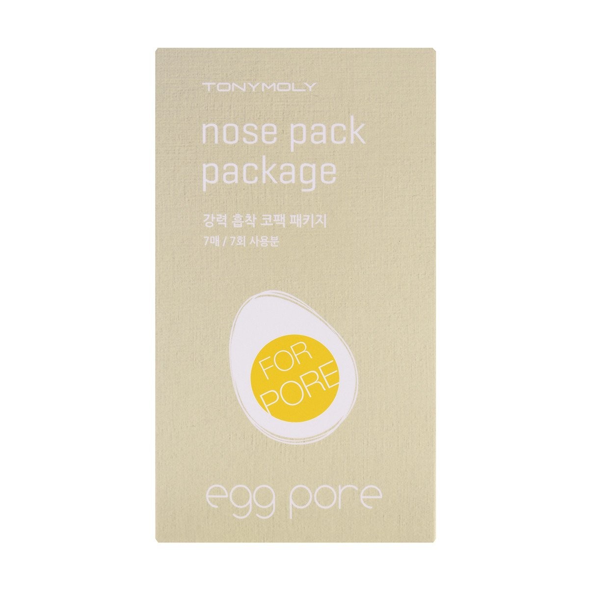 Tonymoly - Egg Pore Nose Pack Package