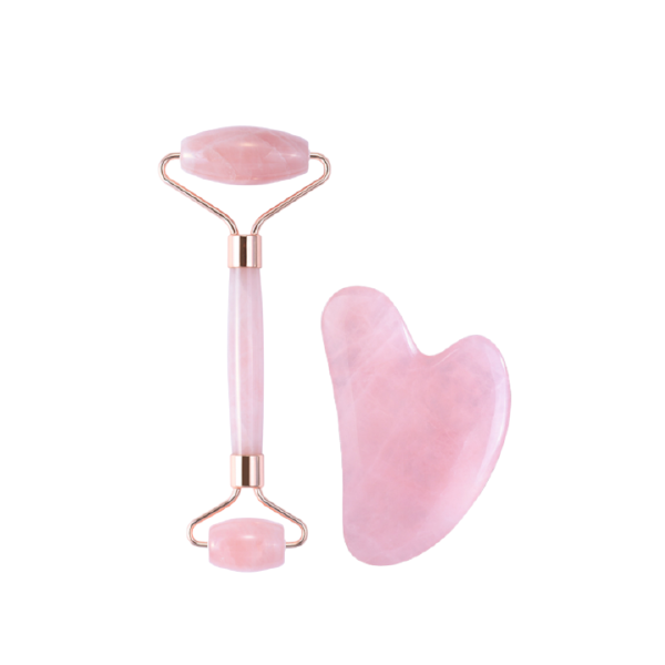 MissLady Face Roller with Scraping Board Gua Sha Massage Set