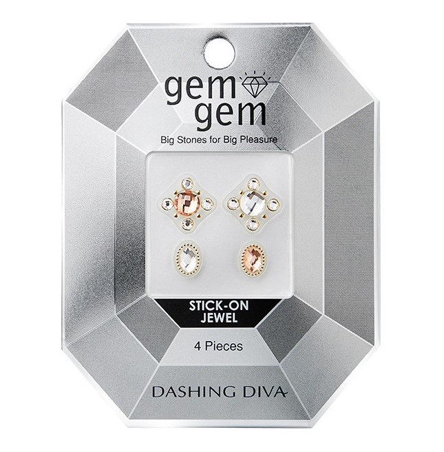 Dashing Diva Nail Art Champagne Stone