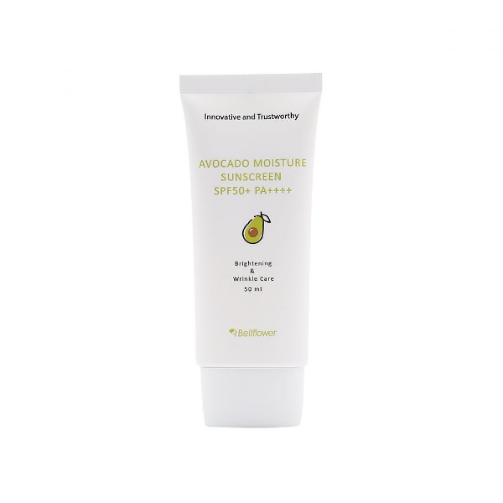 Bellflower - Avocado Moisture Sunscreen SPF50+ PA++++ - 50ml