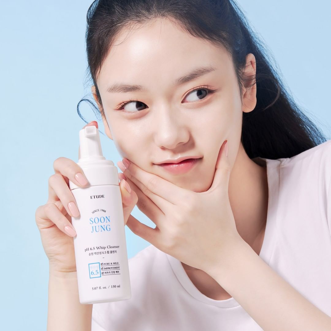 etude house soonjung ph 6.5 whip cleanser