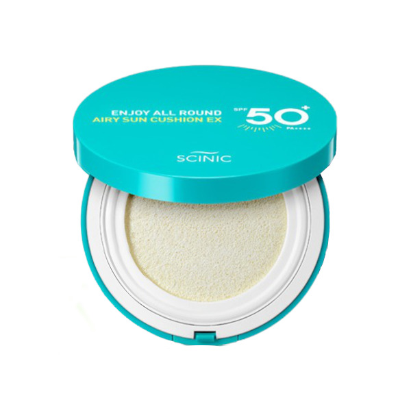 SCINIC - Enjoy All Round Airy Sun Cushion EX SPF50+ PA++++