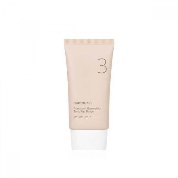 numbuz:n - No.3 Porcelain Base-skip Tone Up Beige SPF50+ PA++++ - 50ml