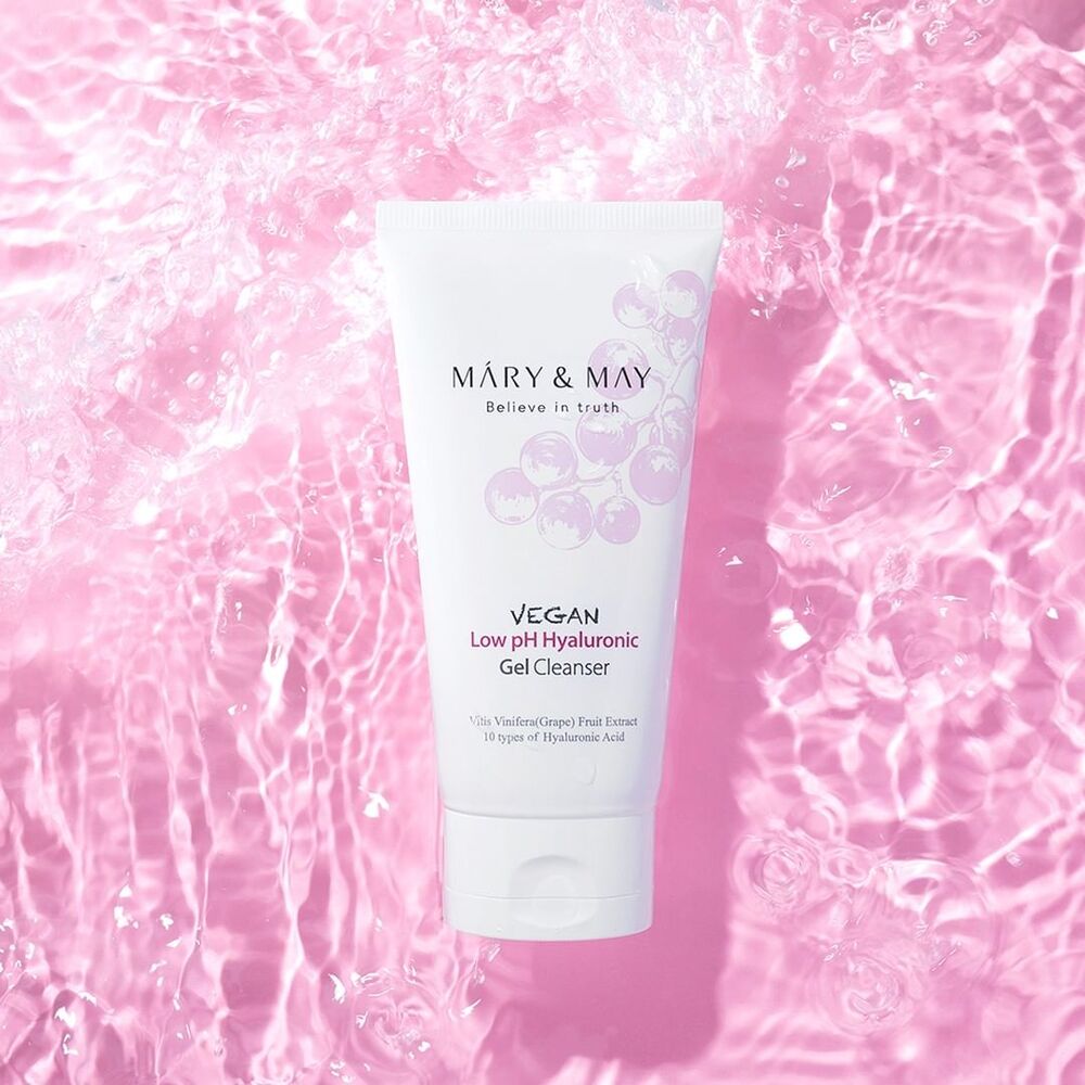 Mary&May - Vegan Low pH Hyaluronic Gel Cleanser