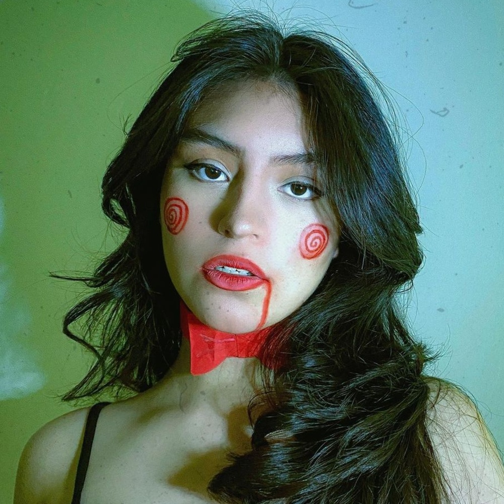 jigsaw halloween makeup look