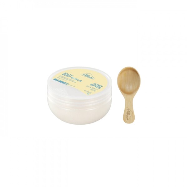SalTherapy - Salty Body Scrub - 300g - Honey + Wood Spoon