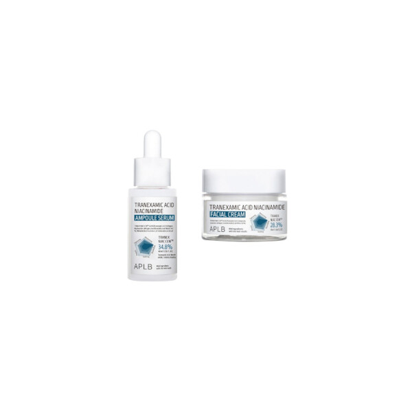 APLB - Tranexamic Acid Niacinamide Ampoule Serum + Facial Cream Set