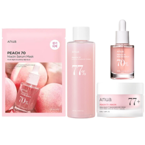 ANUA - Peach + Niacin Brightening Set
