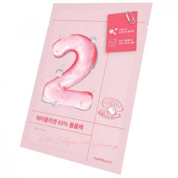 numbuzin - No.2 Water Collagen 65% Voluming Sheet Mask