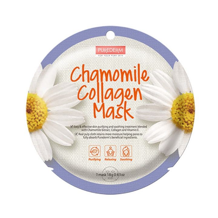  PUREDERM - Circle Mask &ndash; Chamomile Collagen 