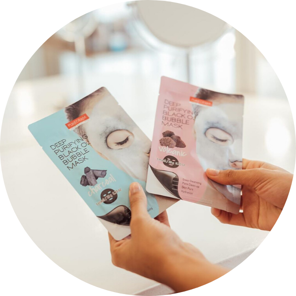 PUREDERM - Deep Purifying Black O2 Bubble Mask