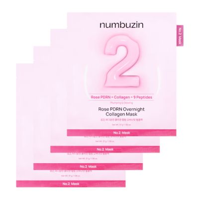 numbuzin - No.2 Rose PDRN Overnight Collagen Mask